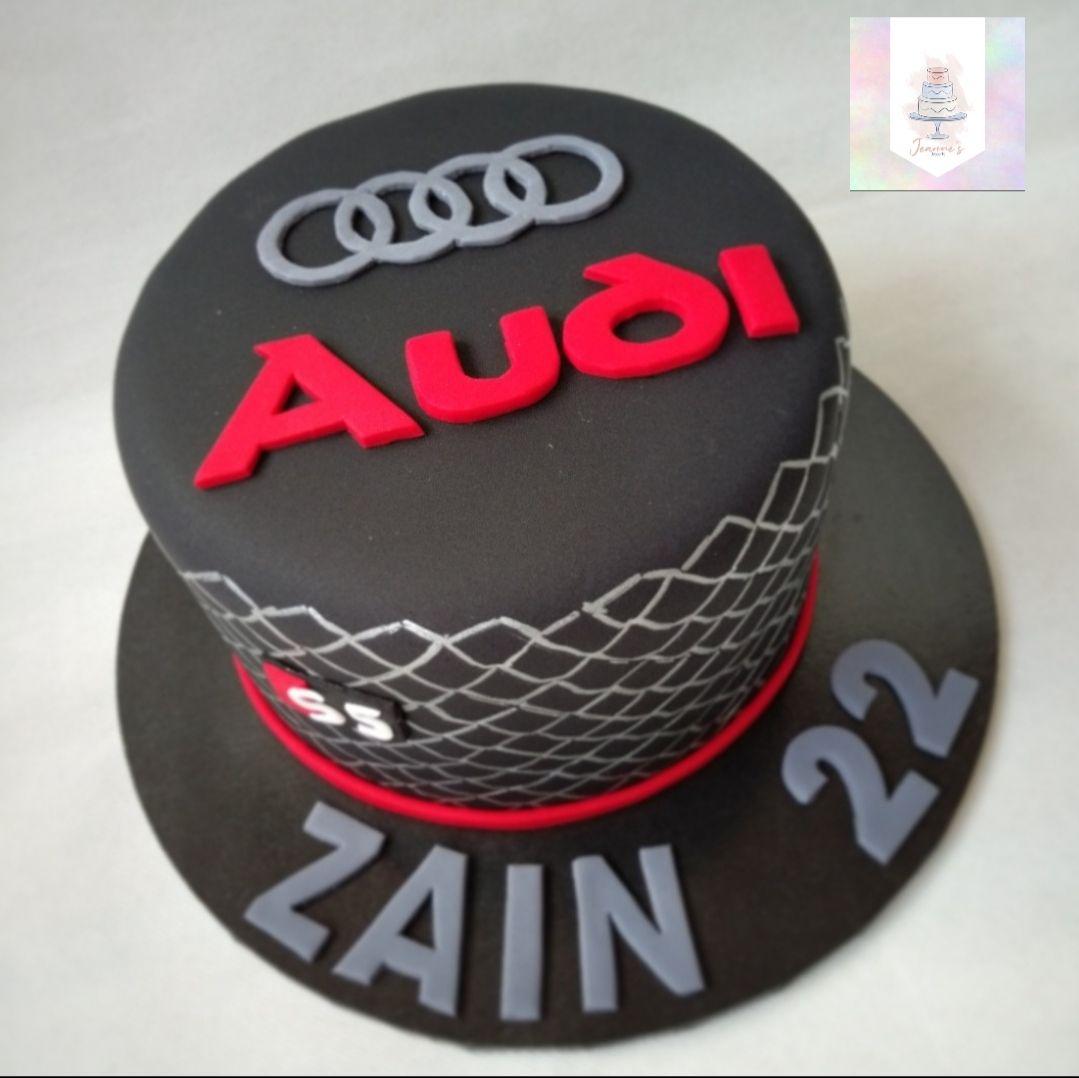 Audi Car Themed Cake