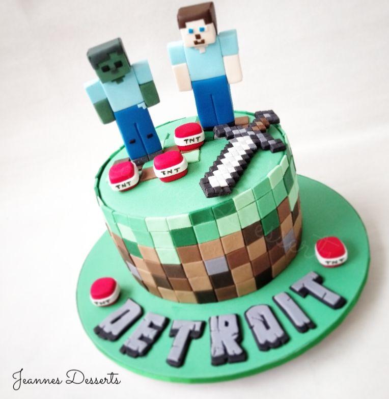 Minecraft Cake